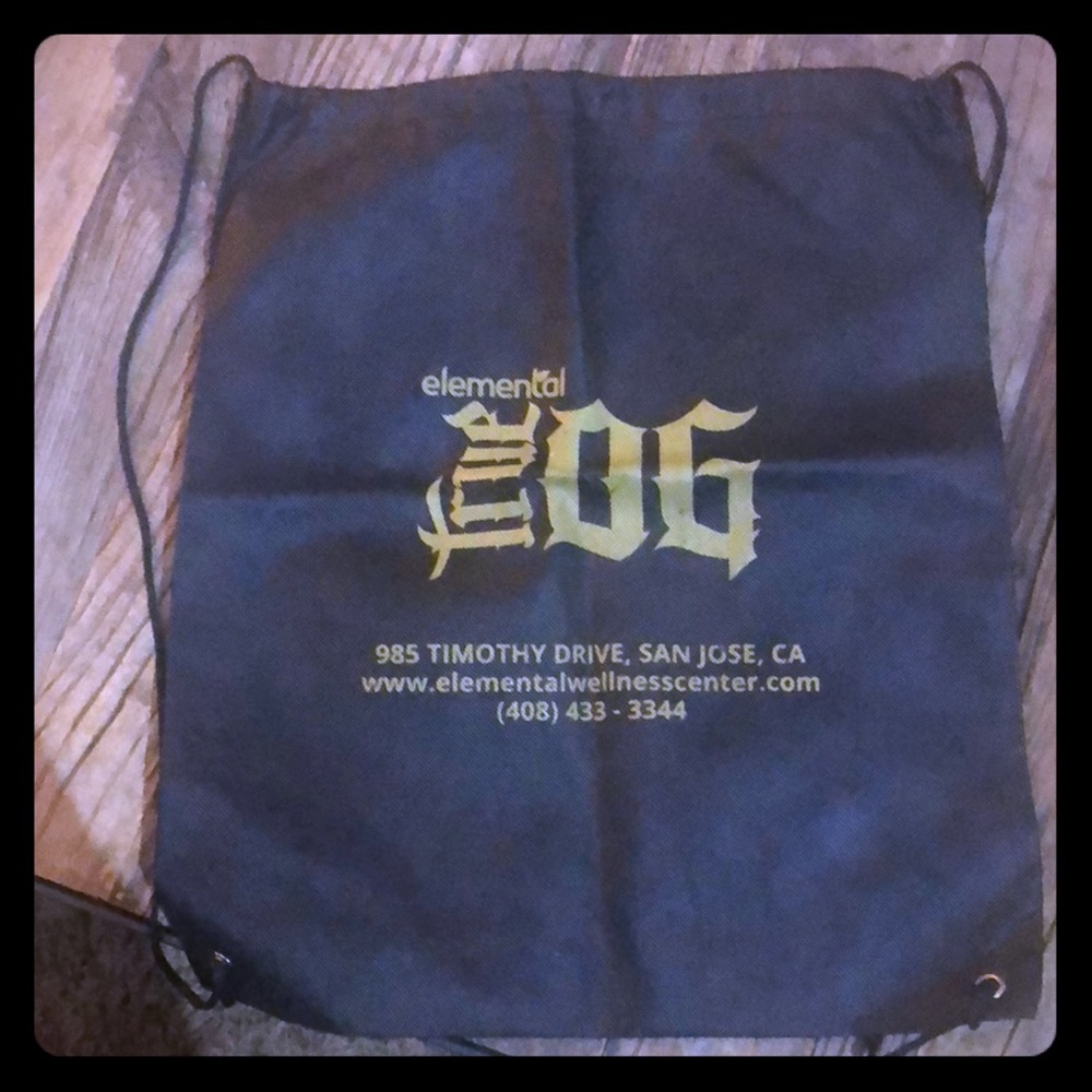 Elemental True OG cannabis co reusable bag. NWOT